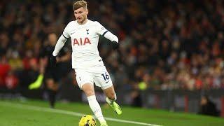 Timo Werner Tottenham Hotspur Debut vs Manchester United (14/01/2024) HD 1080i