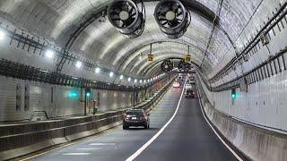 TUNNEL UNDER THE OCEAN || USA Tunnel || USA Roads ||BOSTON HIGHWAY