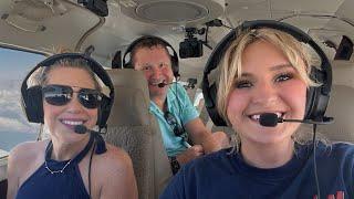 FIRST TIME MOM IS MY CO-PILOT! Pop's Stuck In The Back! | Full Flight