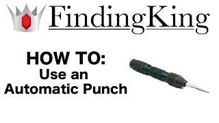 How To Use an Automatic Marking Punch