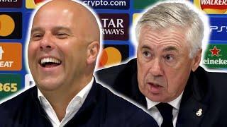  LIVE | Arne Slot and Carlo Ancelotti post-match press conference | Liverpool 2-0 Real Madrid