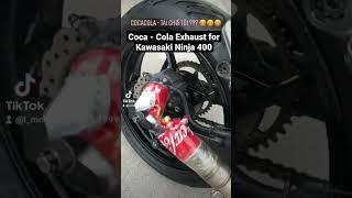 Coca-Cola Exhaust for #Kawasaki #Ninja400