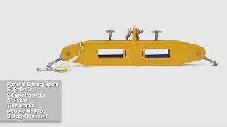 Vestil Manufacturing | FLB-D Forklift Lifting Beam | 360° product view