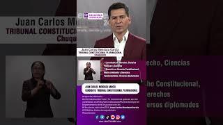 Elecciones Judiciales - Juan Carlos Mendoza G. - Candidato al Tribunal Constitucional Plurinaciona