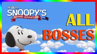 Peanuts Movie: Snoopy's Grand Adventure All Bosses Fight (PS4, X360, WiiU, 3DS)