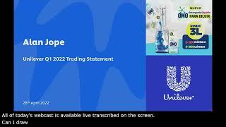 Unilever Q1 2022 results replay