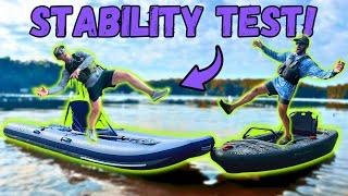 How Stable Are Inflatable Boats? Inflatable Kayak Stability Test!