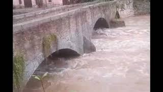 Maltempo, fiume Olona in piena a Castiglione e a Gorla Minore