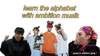 learn the aplhabet with ambition musik