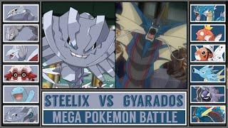 MEGA STEELIX vs MEGA GYARADOS | Mega Pokémon Battle