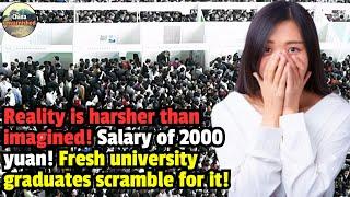 Chinese university students struggle to find jobs! Reality is even harsher than imagined!