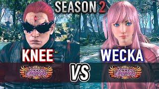 T8  KNEE (Kazuya) vs WECKA (Xiaoyu)  Tekken 8 High Level Gameplay