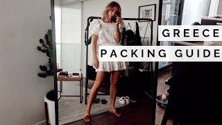 WHAT TO PACK FOR GREECE | CARRY ON PACKING GUIDE