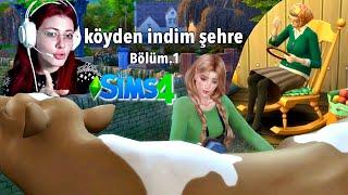 Köyden indim şehre | Bölüm 1 |  The sims 4 oynuyoruz