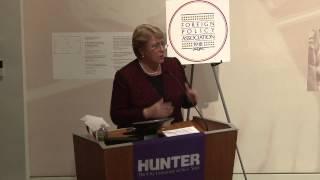 Michelle Bachelet Speaking at the Roosevelt House Public Policy Institute at Hunter College (2012)