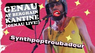 Synthpoptroubadour performs GENAU at Berghain Kantine LIVE!!!!!!