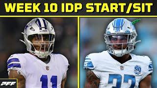 2024 Week 10 IDP Start or Sit | PFF Fantasy Podcast