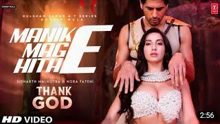 Haye Meri Aakhein Rat Bhar Kare Baatein Teri ( Full Video Song ) Manike - Thank God । Jubin ' Nora