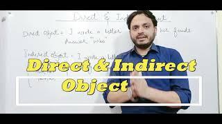 Direct & Indirect Object by #Syed_Ali_raza_kazmi