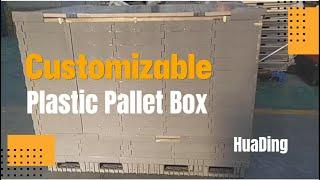 Customizable Plastic Pallet Box: Versatile Heavy-Duty Storage Solution