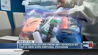 61 vapes collected from NKY schools so far in new vape disposal program