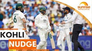 Did Virat Kohli let himself down with Sam Konstas nudge? | Sunrise