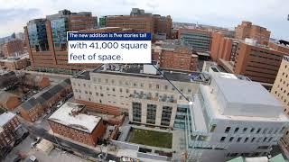 Drone View of the Johns Hopkins School of Nursing Addition and Renovation