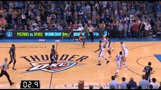 LEGENDARY THROWBACK- Final Minute Of Warriors vs Thunder, Steph Curry INSANE Game Winner - 2016