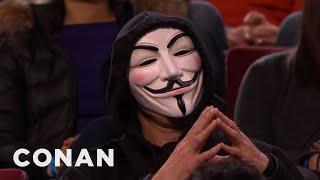 Conan Has Angered "Anonymous" | CONAN on TBS