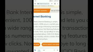 ICICI Net banking mobile number se #icicibank #netbanking #shorts #short  #payment