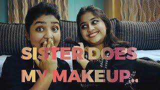 13 YEARS OLD SISTER DOES MY MAKEUP | SNIGDHA CHAKRABORTY