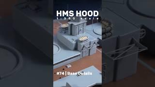 HMS Hood: Part 74 - Completing the Funnel Bases #scalemodel #ww2 #battlecruiser