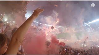 EL RECIBIMIENTO HISTÓRICO Y MONUMENTAL DE LOS HINCHAS DE RIVER ️