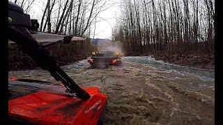 YOU GOOD? ...YOUR LOOKING A LITTLE SOGGY SON...action packed UTV trail ride deep in the creeks!