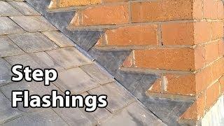 How to fit simple Step Flashing - Step flashings for Slates, and overlapping Tiles