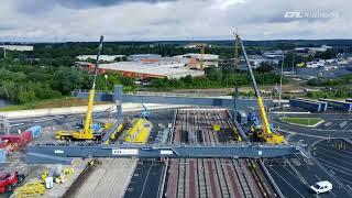 Watch how our new crane is being installed at our intermodal terminal!