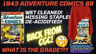 Unveiling History: Restoring Adventure Comics #88 (1943) Back from CGC!