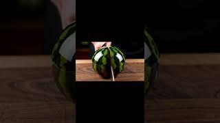 "Glass Watermelon Slicing  | Crystal Cut & ASMR Perfection" #aivideo #asmr #glassfruit
