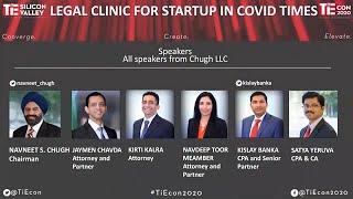 Chugh, LLP | TiEcon 2020: Legal and Accounting Clinic for Startup during COVID Times