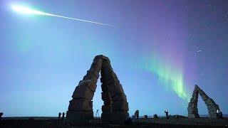 Fireball Above Iceland