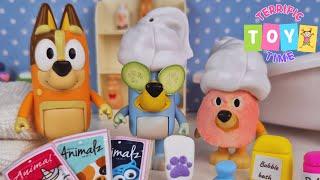 Spa Day!  Bluey and Bingo's Relaxing Time with Mum ‍️ - Bluey toys