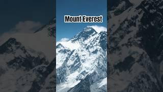 Mount Everest view from the helicopter.