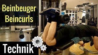 Beinbeuger / Beincurls Technik - Beinbizeps und Po trainieren | Doc.Mischa