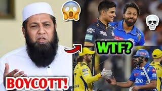 BOYCOTT IPL! WTF? | Pakistan Inzamam Ul Haq SHOCKING Statement on India IPL Cricket News