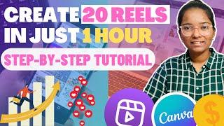 Canva Reels Mastery: How I Created 20 Reels in Just 1 Hour 