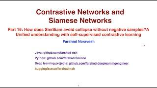 Part 16: how does simsiam avoid collapse without negative samples? A unified understanding with...