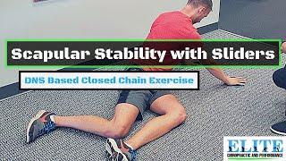 Scapular Stability with Sliders | DNS Based Exercise