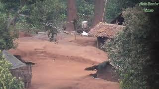 Burmese army camp observation part 2 - 500 M -  Free Burma rangers  - Karen State Burma - 2017 -