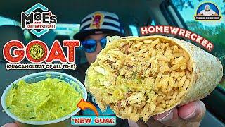 Moe's® NEW Guacamole Review!  | THE GOAT?  | Homewrecker Burrito | theendorsement