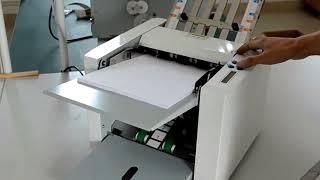 Paper folding machine leaflet folder equipment